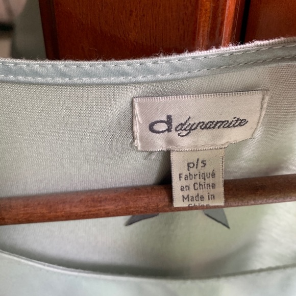 Dynamite satin quarter sleeve shirt - Picture 3 of 6